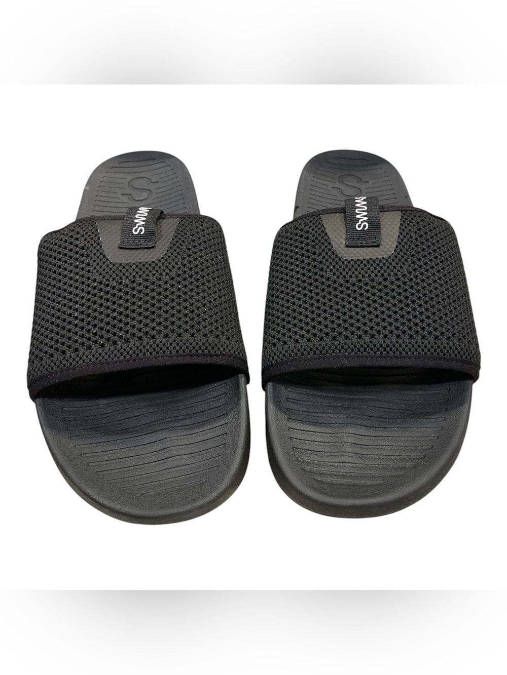 Swims Men's Black Cabana Mesh Slides